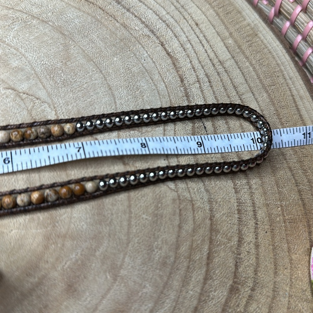 Rustic Cuff bracelet double wrap - Picture 6 of 6